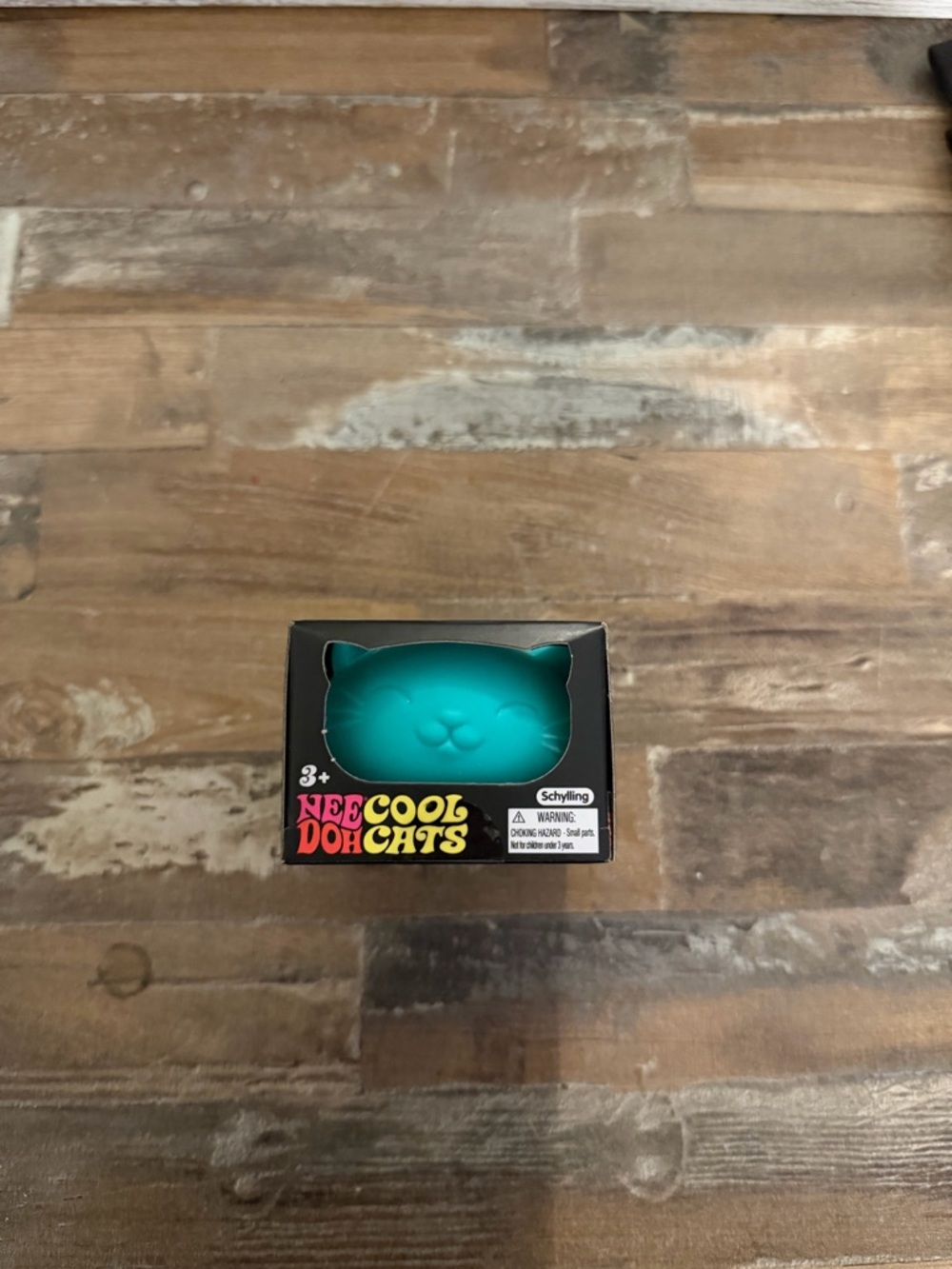 Needoh Cool Cats Teal Cat Stress Toy
